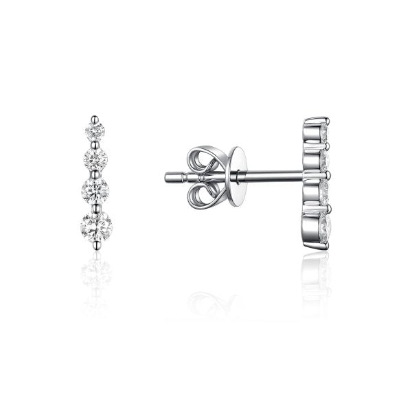Stella Diamond Bar Earrings
