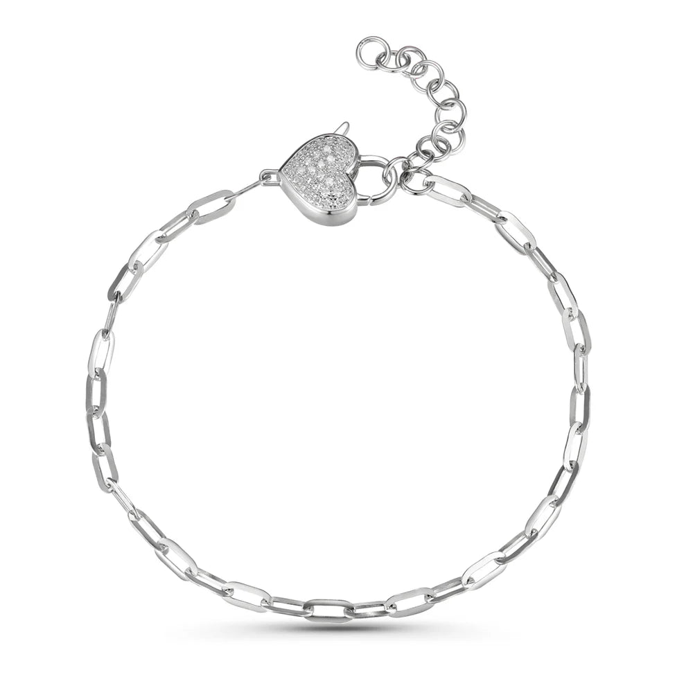 Heart Lock Chain Bracelet
