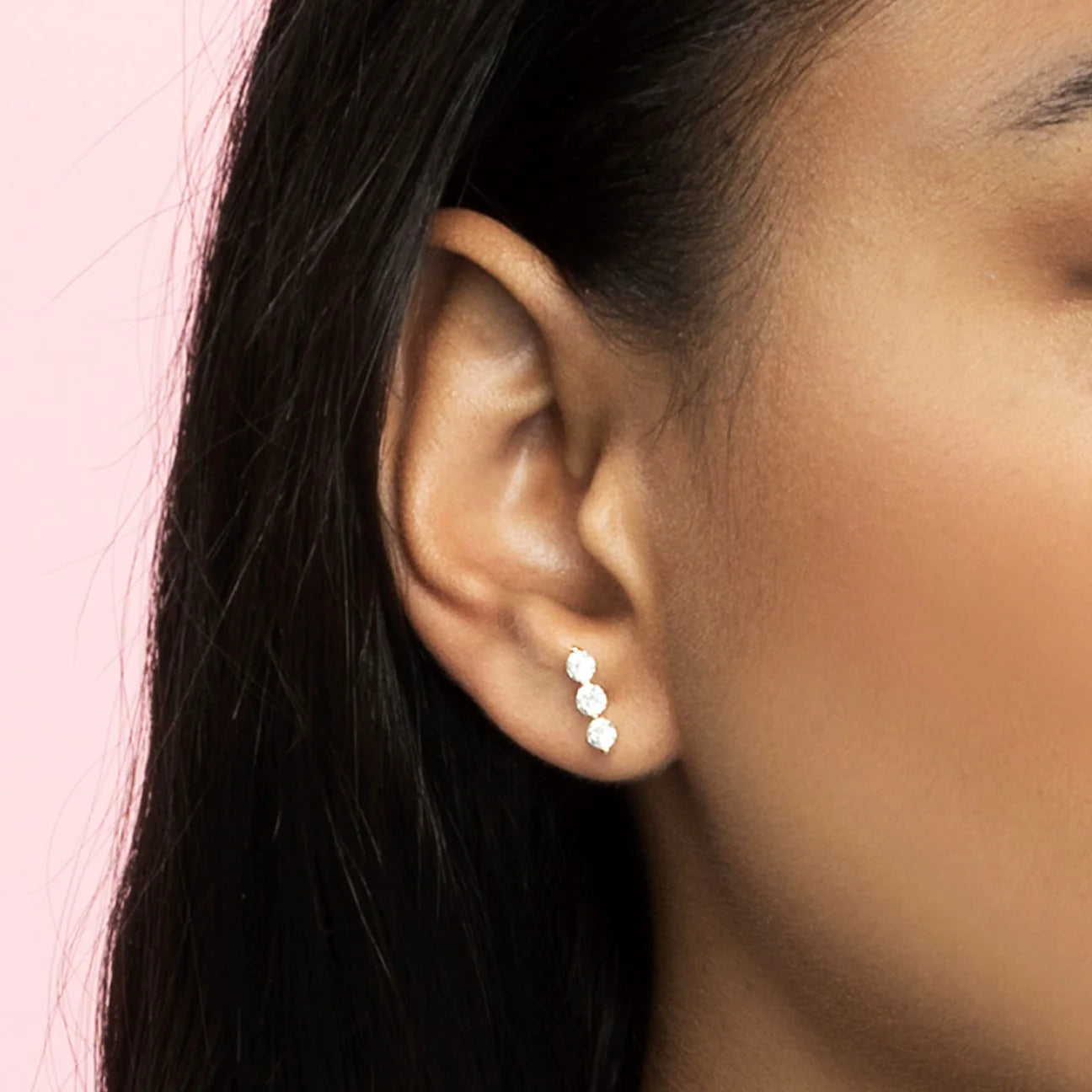 Stella Diamond Bar Earrings