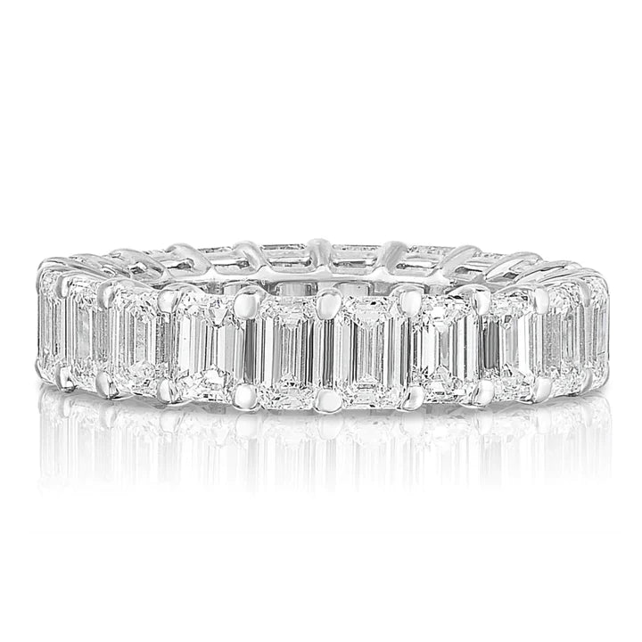 Emerald Cut Diamond Eternity Band
