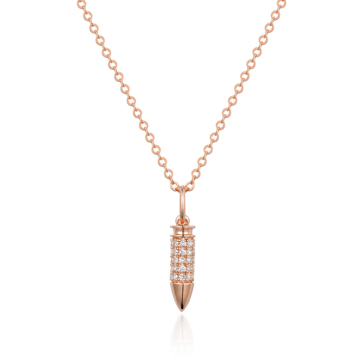Take a Bullet for Me Diamond Necklace