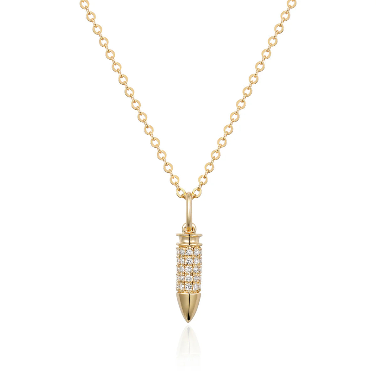 Take a Bullet for Me Diamond Necklace