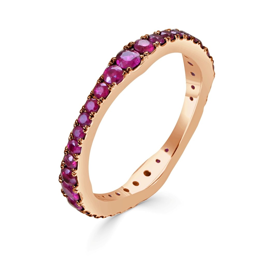Ruby Tiara Eternity Ring