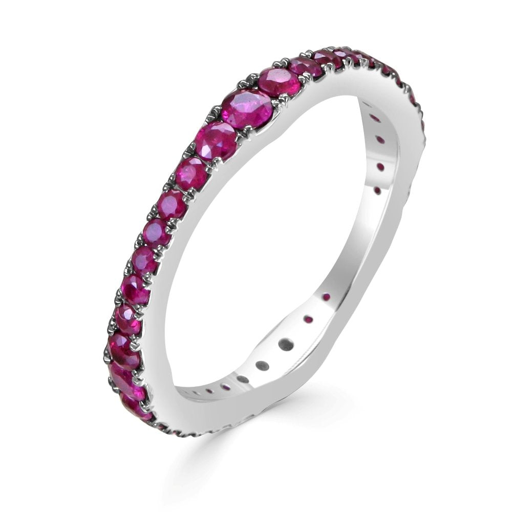 Ruby Tiara Eternity Ring
