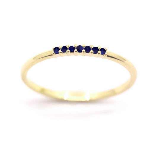 Addison Mini Stone Stacker/Sapphire