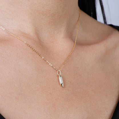 Take a Bullet for Me Diamond Necklace