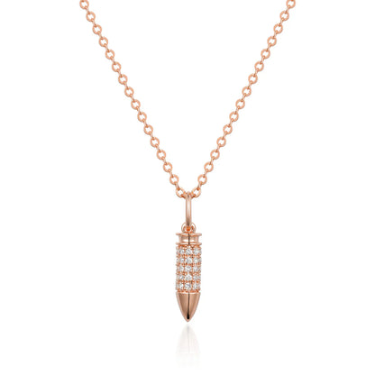 Take a Bullet for Me Diamond Necklace