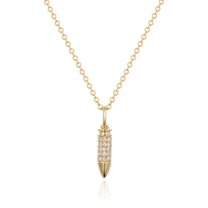 Take a Bullet for Me Diamond Necklace