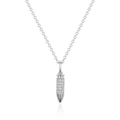 Take a Bullet for Me Diamond Necklace