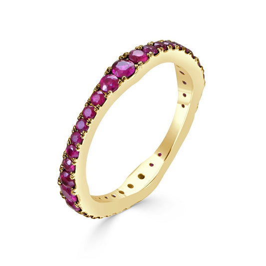 Ruby Tiara Eternity Ring