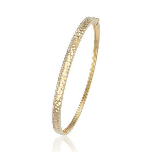 Everlasting Hammered Bangle